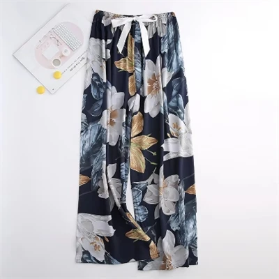 Cetak Celana Santai Viscose 100%.